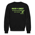 HE LEFT THE 99 FOR..... CUSTOMIZABLE NAME Crewneck Sweatshirt - black