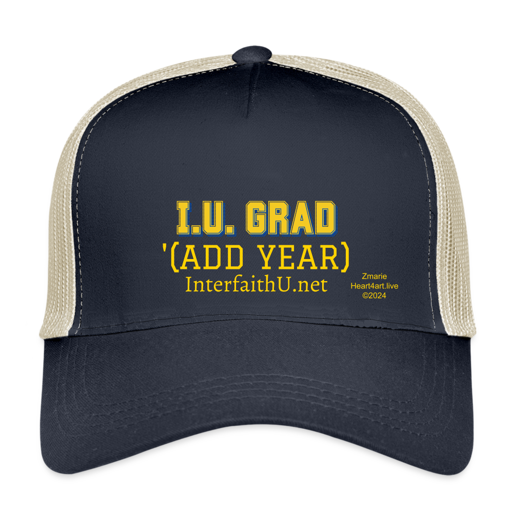 Interfaith University Eco Trucker Cap - pacific/oyster