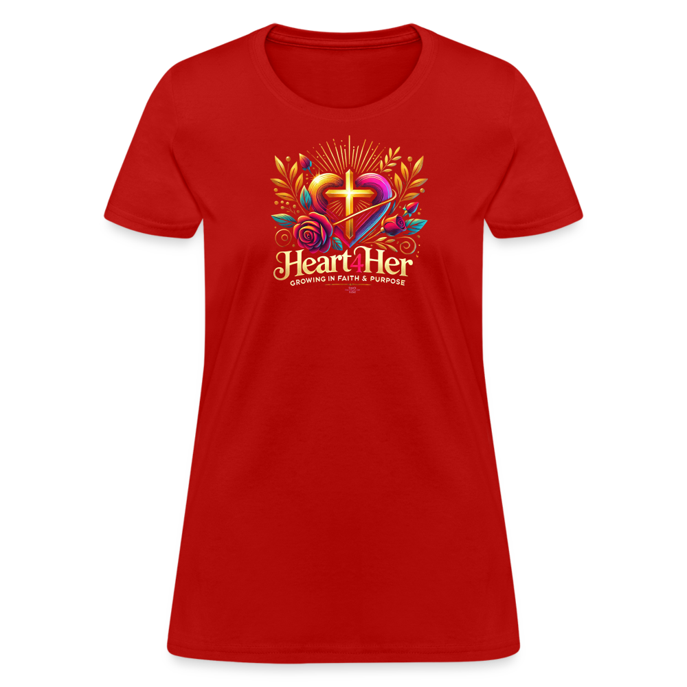 Heart4Her Women's T-Shirt - red