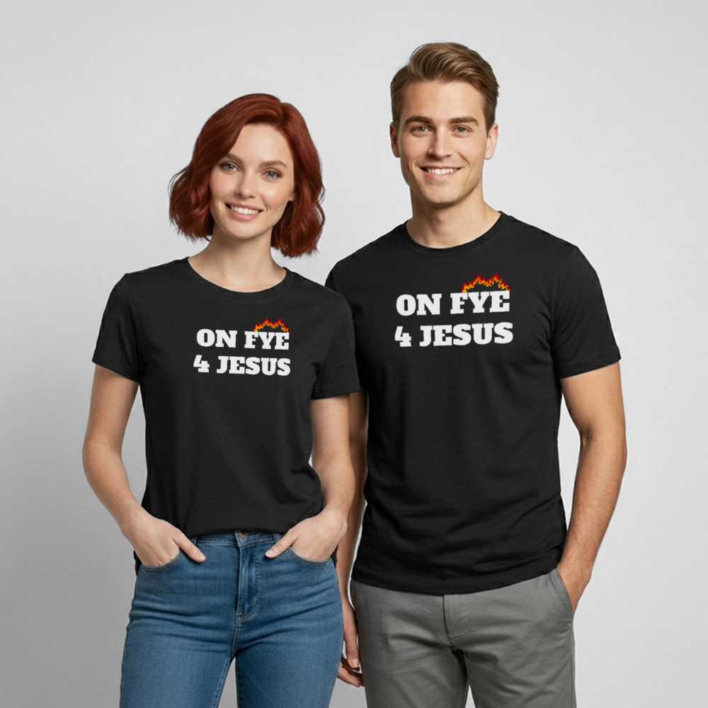 ON FYE 4 JESUS Gildan Ultra Cotton Adult T-Shirt - black