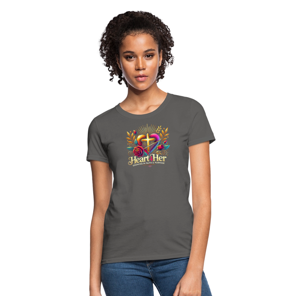 Heart4Her Women's T-Shirt - charcoal