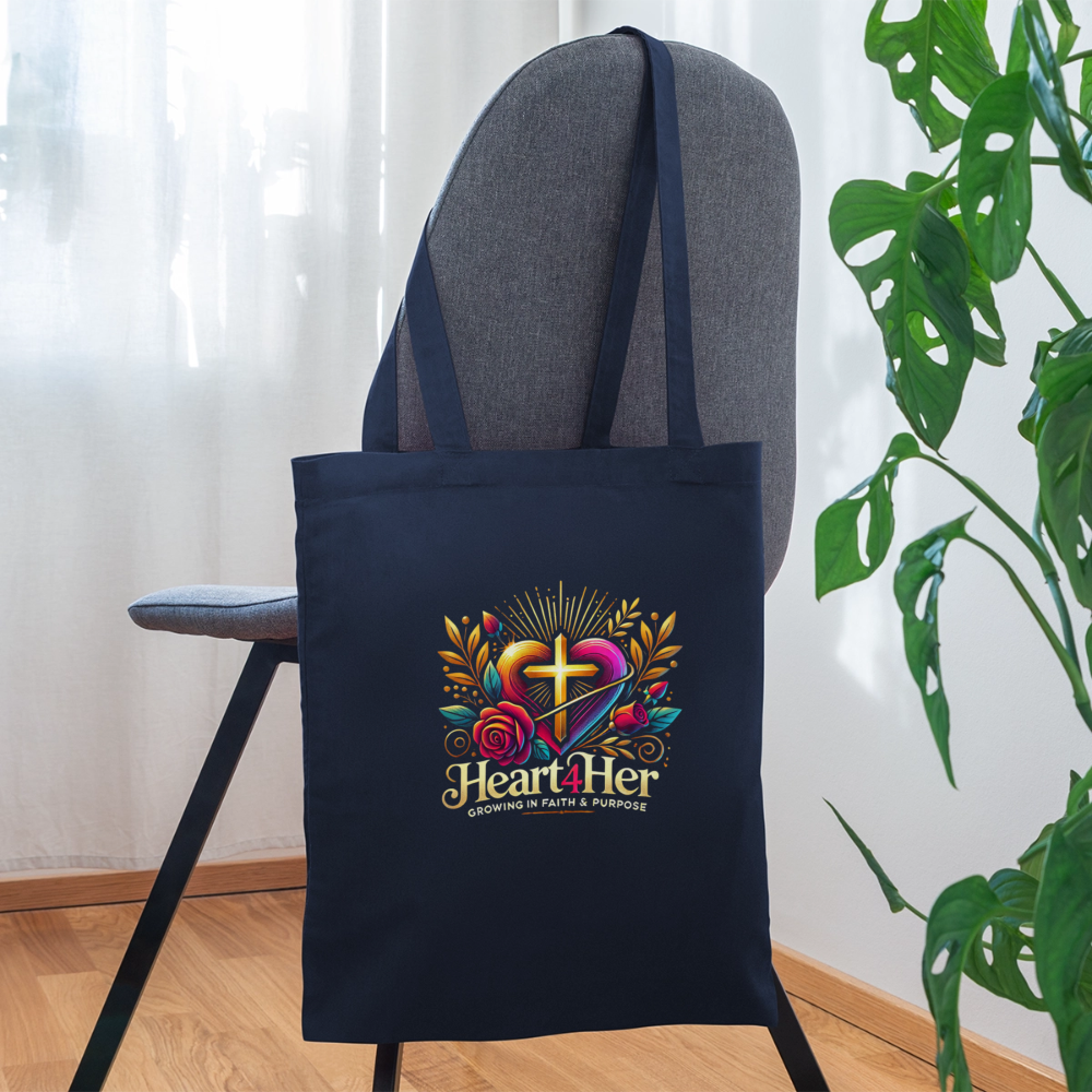 Heart4Her Tote Bag - navy