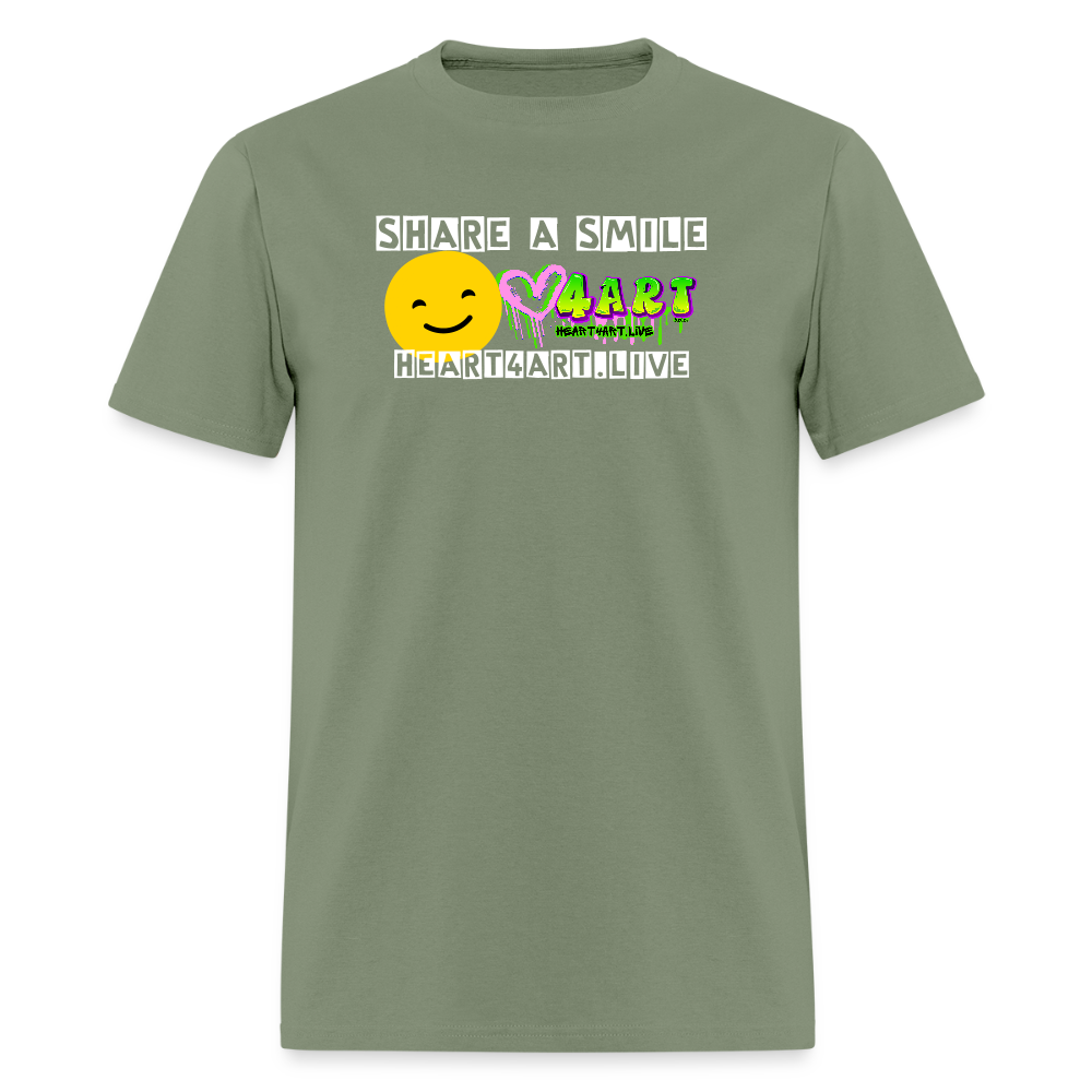 SHARE A SMILE Unisex Classic T-Shirt - military green