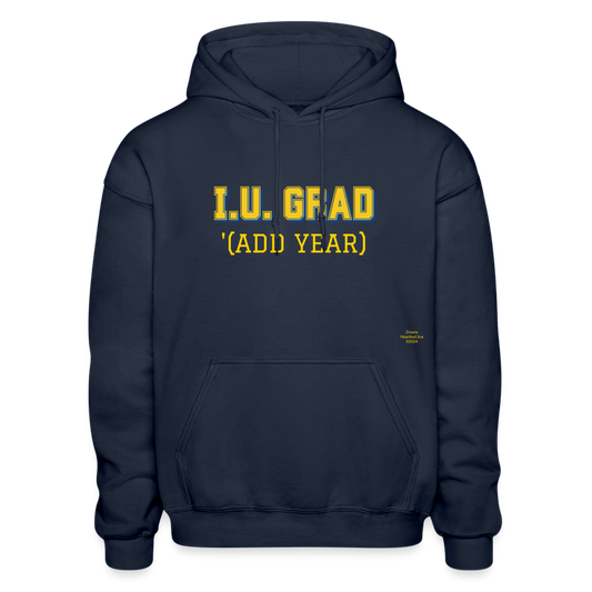 Interfaith University Customizable Gildan Heavy Blend Adult Hoodie - navy