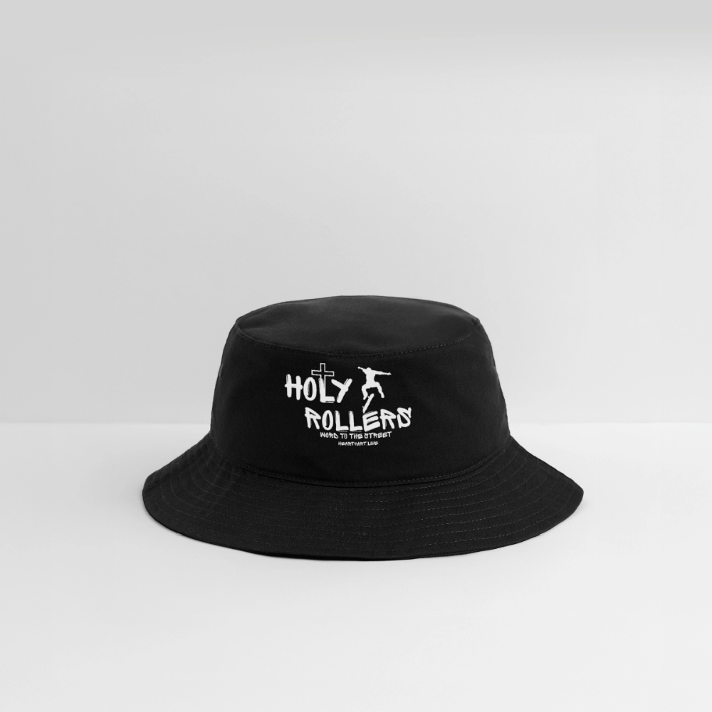 HOLY ROLLERS SKATER 🛹Bucket Hat - black