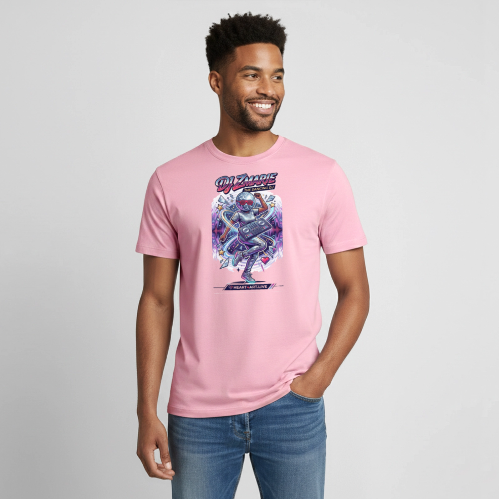 DJ ZMARIE "THE DANCING DJ" TM Gildan Ultra Cotton Adult T-Shirt - light pink