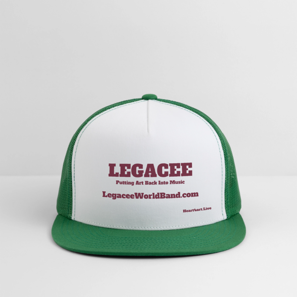 LEGACEE Trucker Hat - white/kelly green