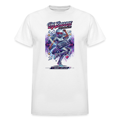 DJ ZMARIE "THE DANCING DJ" TM Gildan Ultra Cotton Adult T-Shirt - white