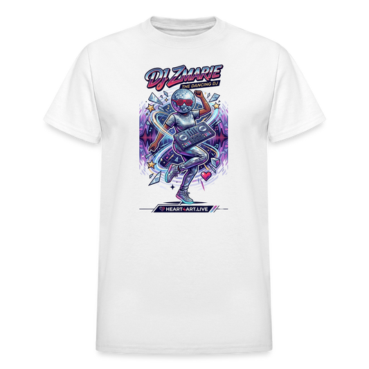 DJ ZMARIE "THE DANCING DJ" TM Gildan Ultra Cotton Adult T-Shirt - white