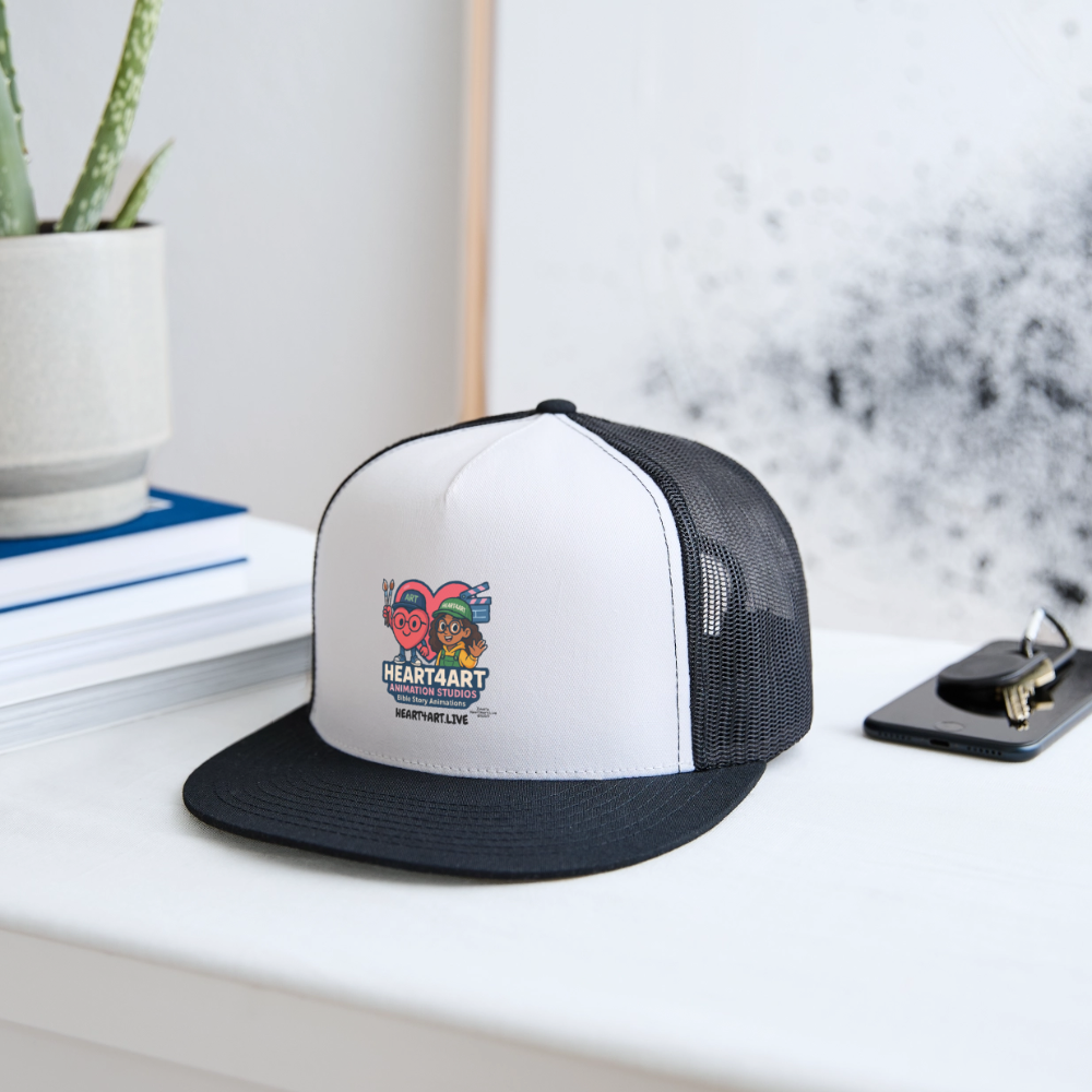 HEART4ART ANIMATION STUDIOS Trucker Hat - white/black