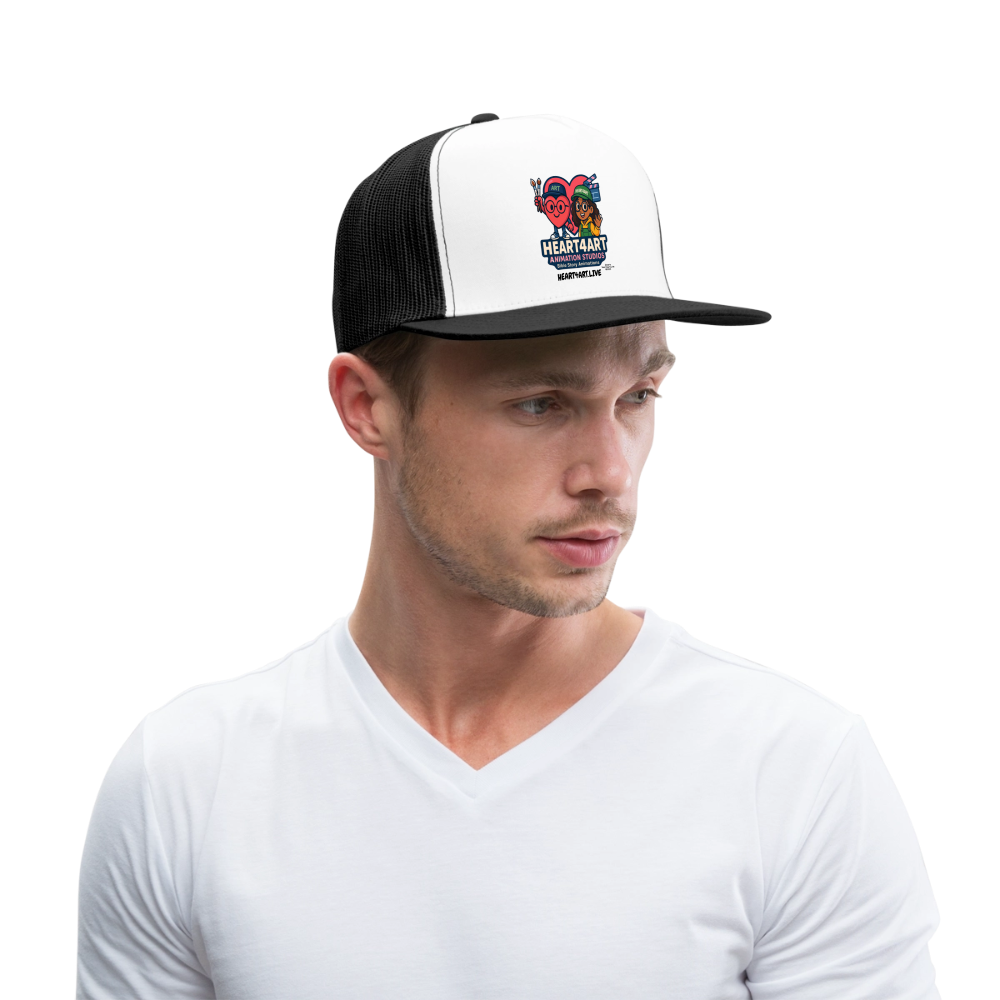 HEART4ART ANIMATION STUDIOS Trucker Hat - white/black