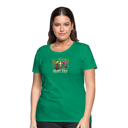Heart4Her Women’s Premium T-Shirt - kelly green