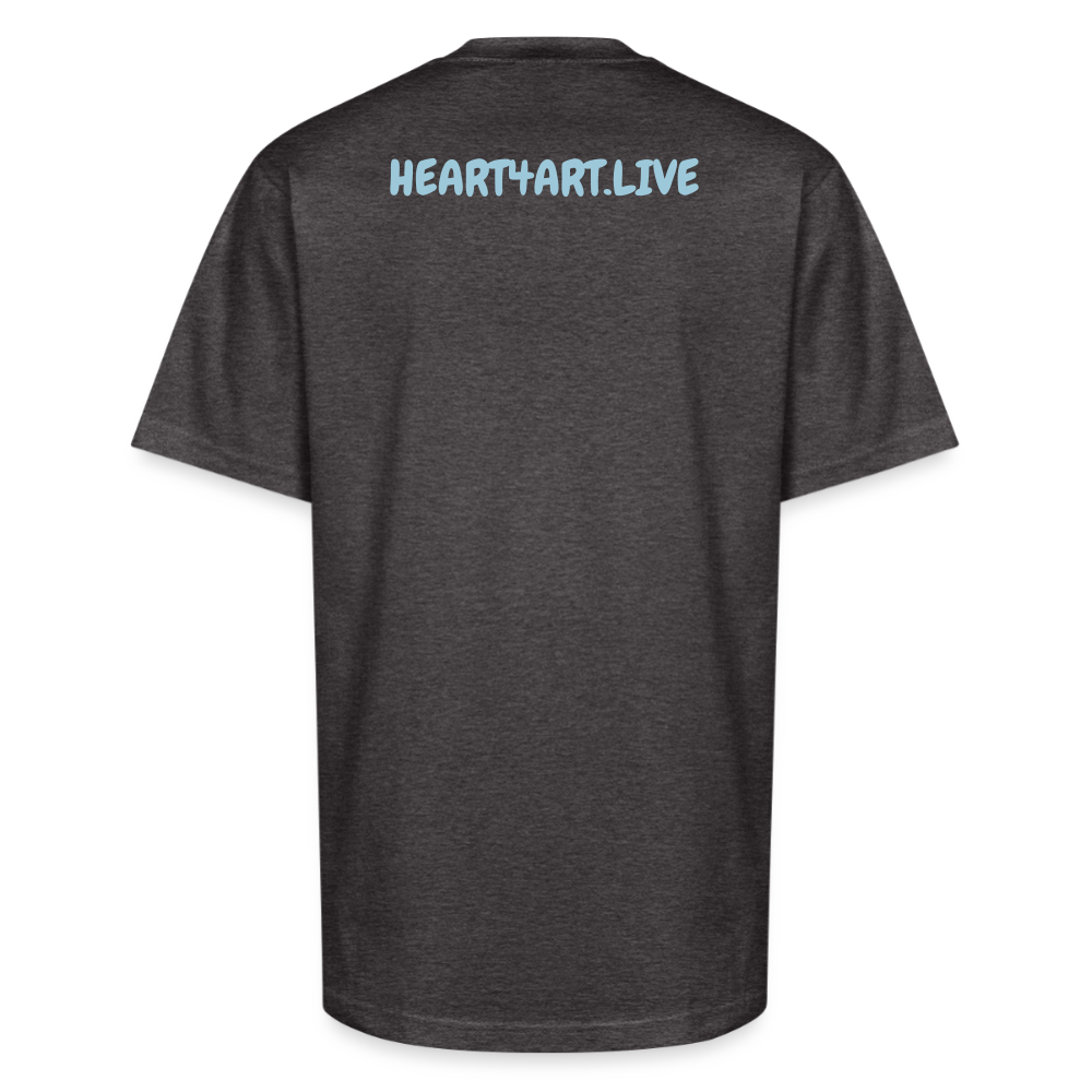 WORD TO THE STREET Unisex Oversized Heavyweight T-Shirt - charcoal grey