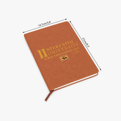 Interfaith University PU Leather Journal Notebook