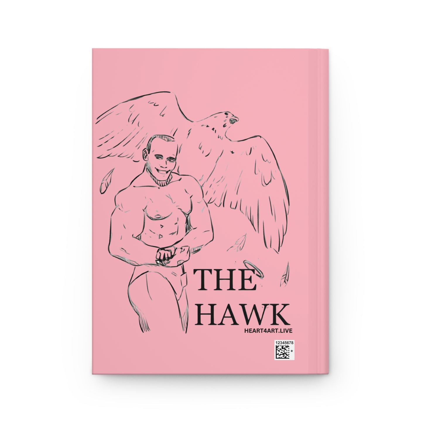 THE HAWK Hardcover Journal Matte (Light Pink)