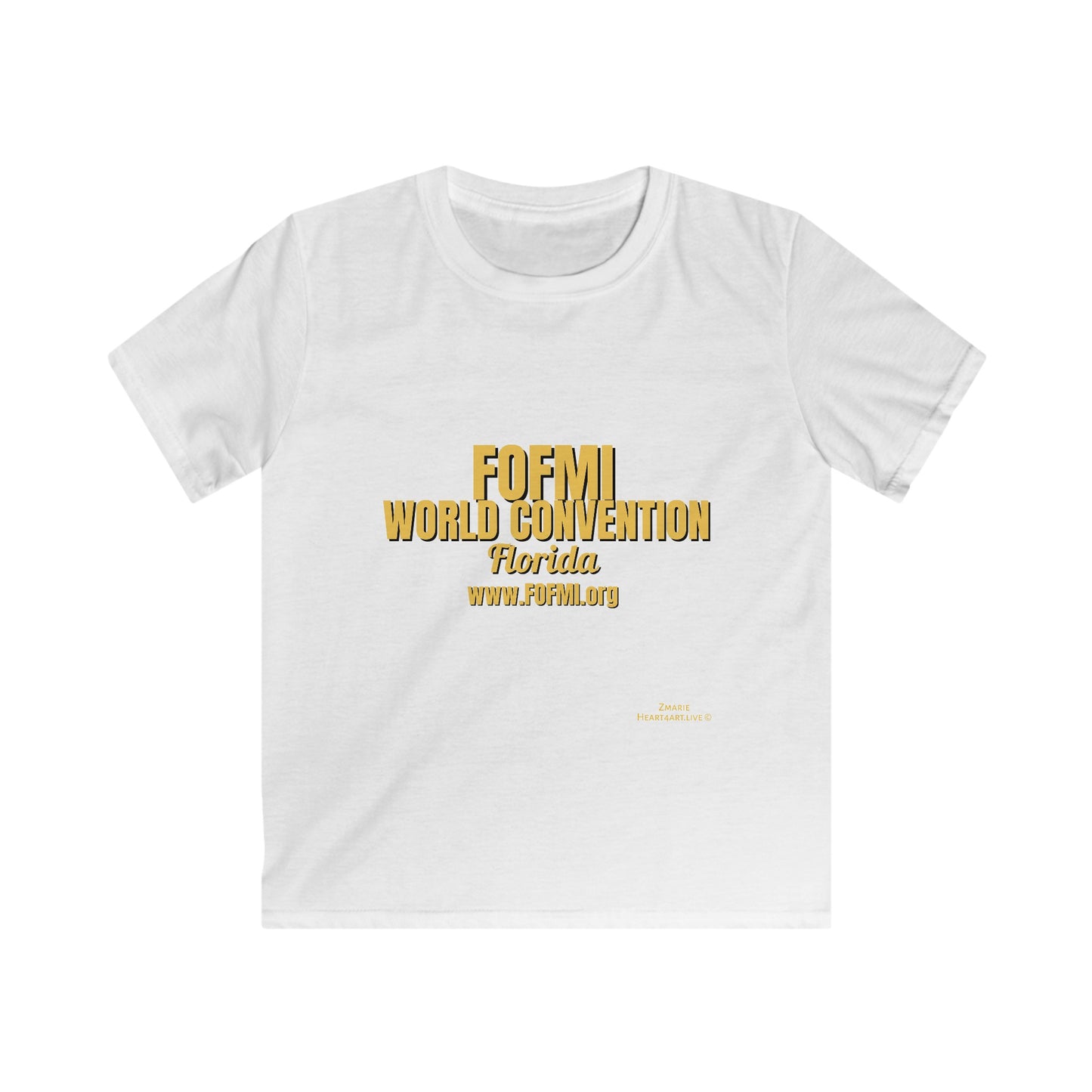 FOFMI WORLD CONVENTION Kids Softstyle Tee