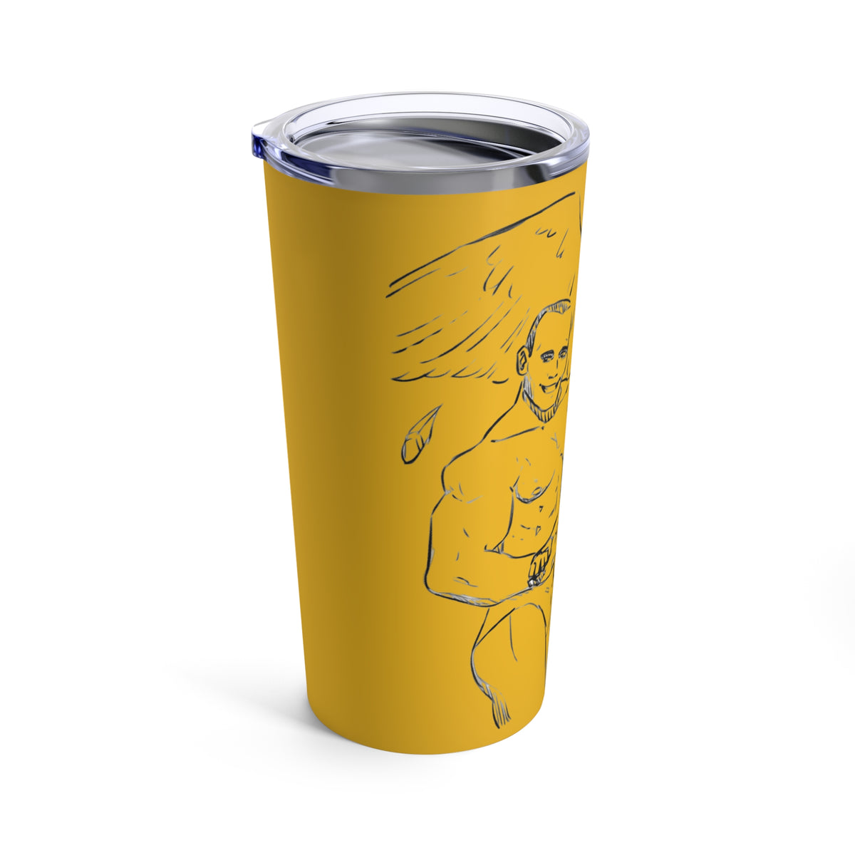 THE HAWK Tumbler 20oz (Gold)