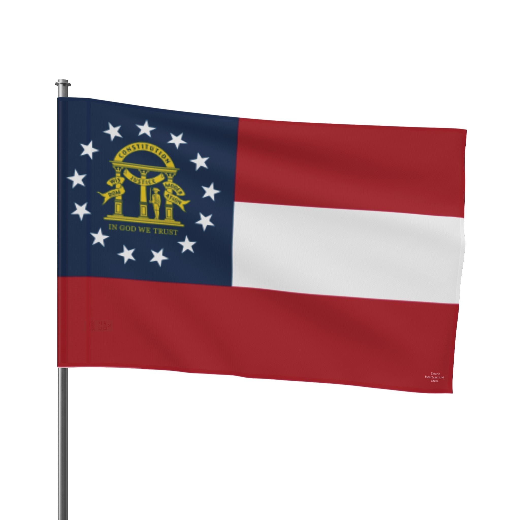 Georgia Flag (36" x 24")