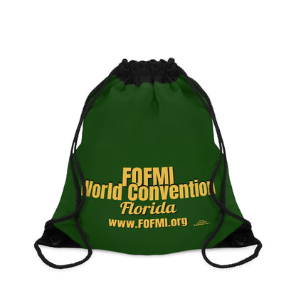 FOFMI WORLD CONVENTION Drawstring Bag (Green)