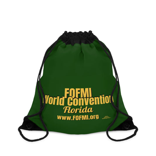 FOFMI WORLD CONVENTION Drawstring Bag (Green)