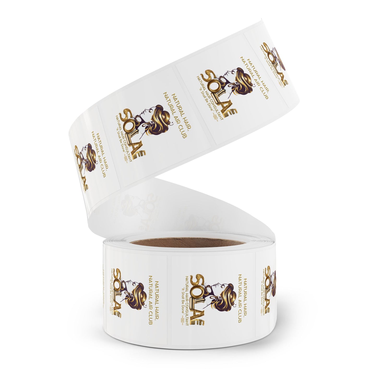 Solae Square Sticker Label Rolls