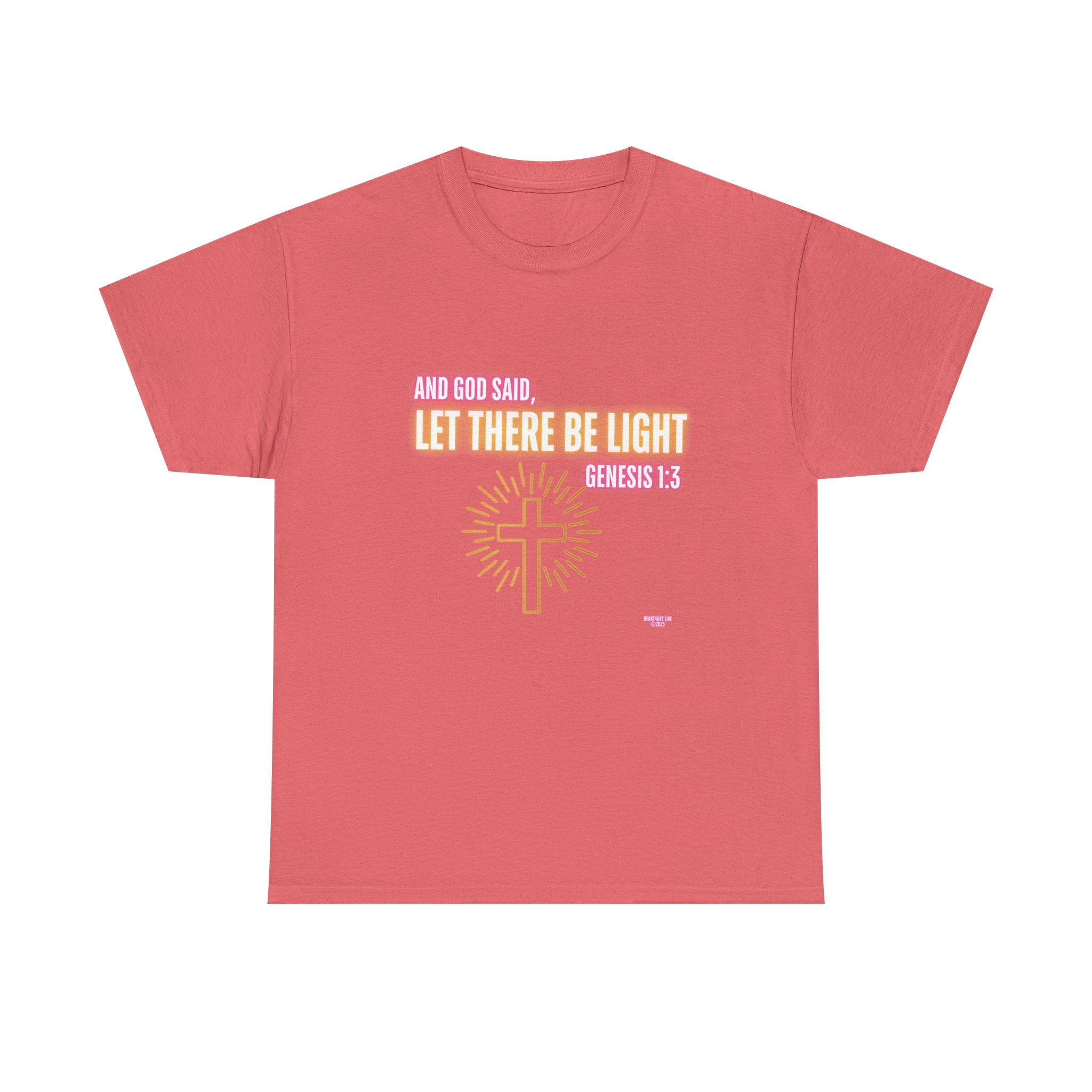 Let There Be Light! Christian Unisex Heavy Cotton Tee