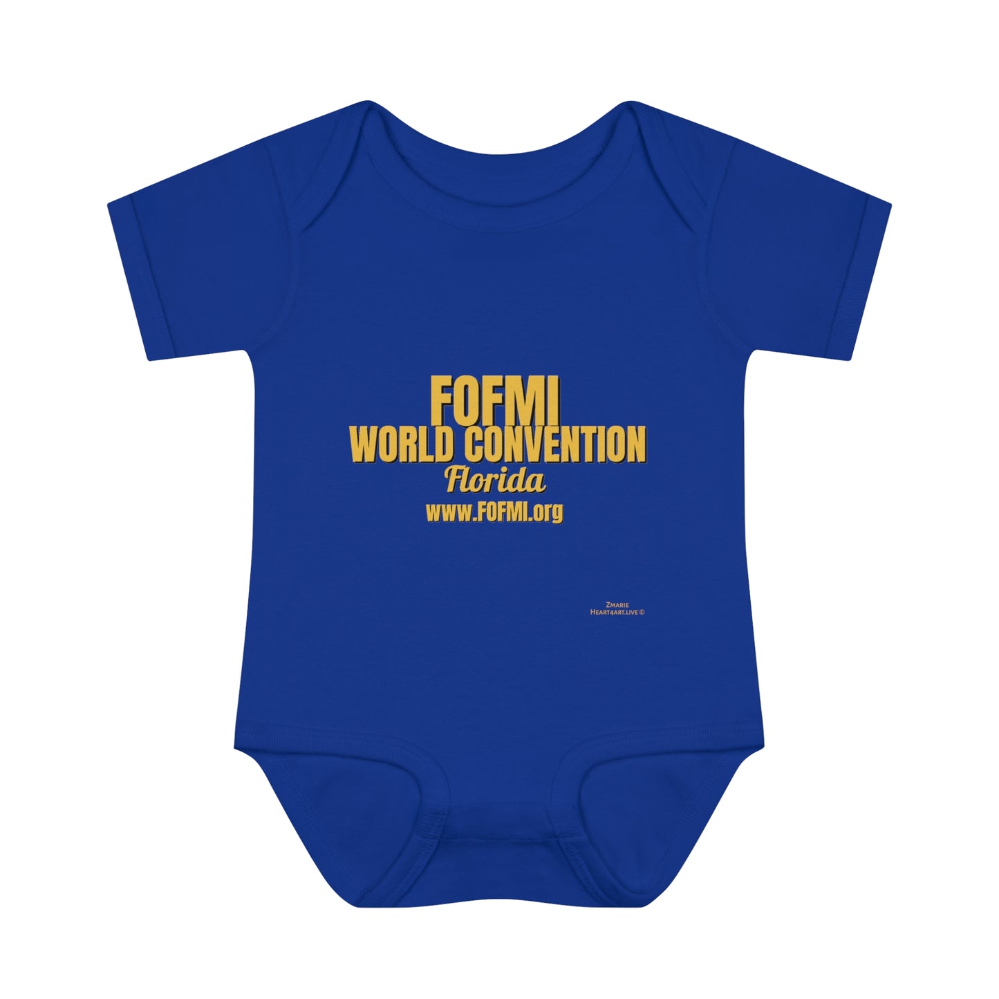 FOFMI WORLD CONVENTION Infant Baby Rib Bodysuit