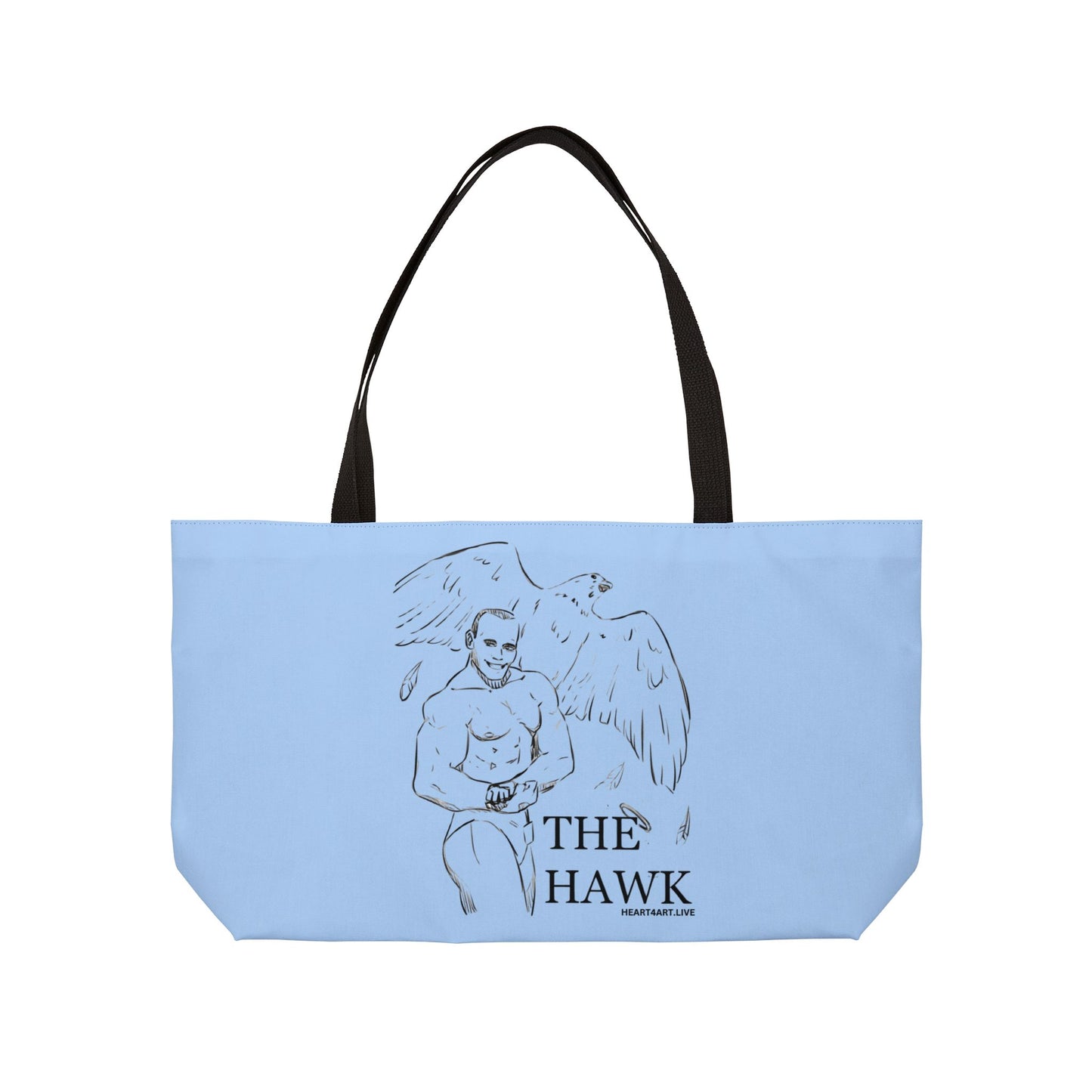 THE HAWK Weekender Tote Bag (Light Blue)