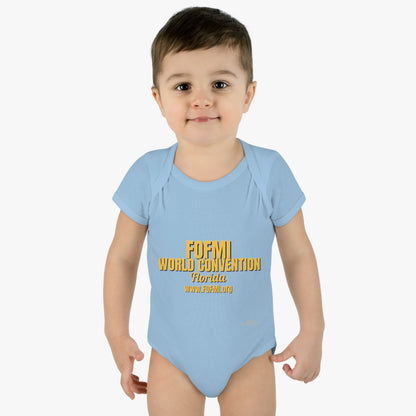 FOFMI WORLD CONVENTION Infant Baby Rib Bodysuit