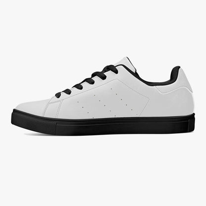 Heart4art Classic Low-Top Leather Sneakers - White/Black