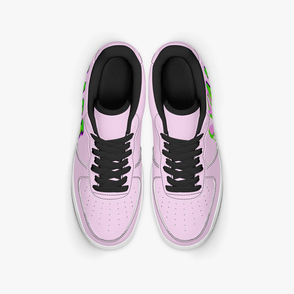 Heart4art Type 2 AF1 Low-Top Microfiber PU Leather Sports Sneakers