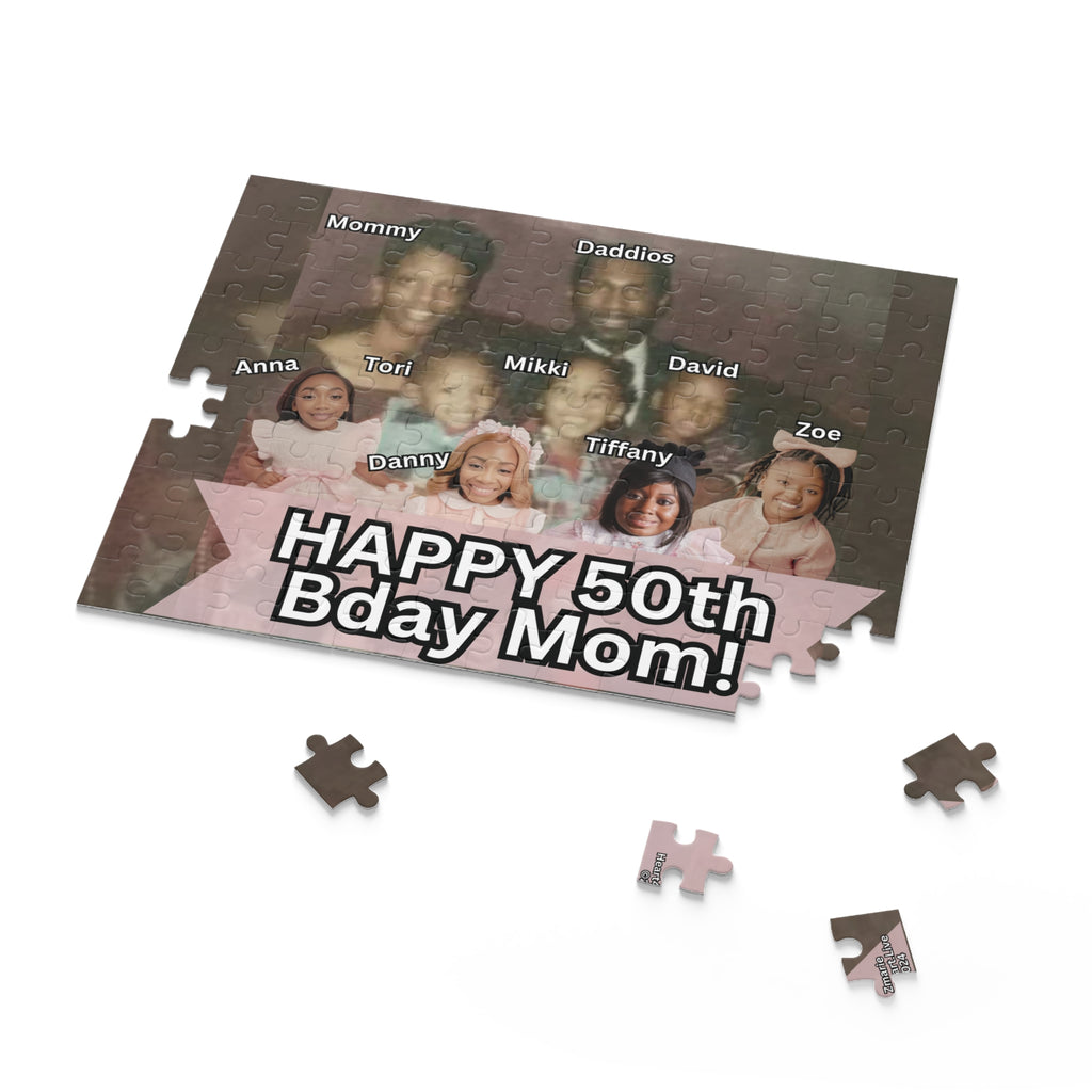 Mom 50th Bday Puzzle (120, 252, 500-Piece)