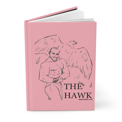 THE HAWK Hardcover Journal Matte (Light Pink)