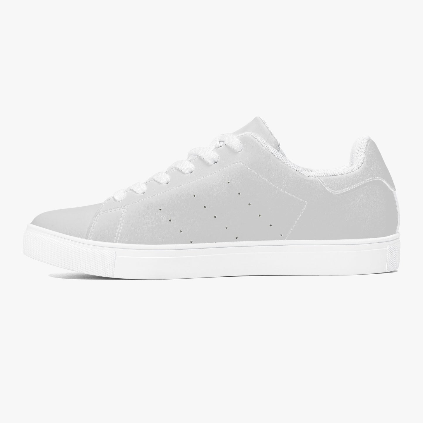 Heart4art Classic Low-Top Leather Sneakers - White/Black