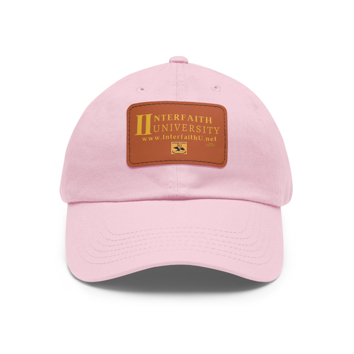 Interfaith University Hat with Leather Patch (Rectangle)