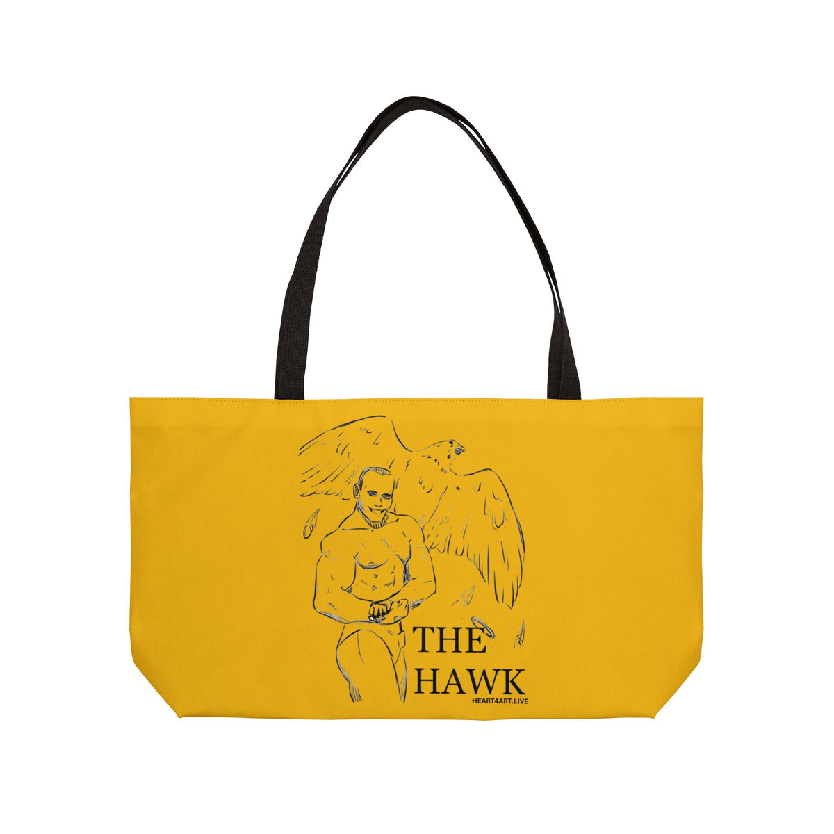 THE HAWK Weekender Tote Bag (Gold)