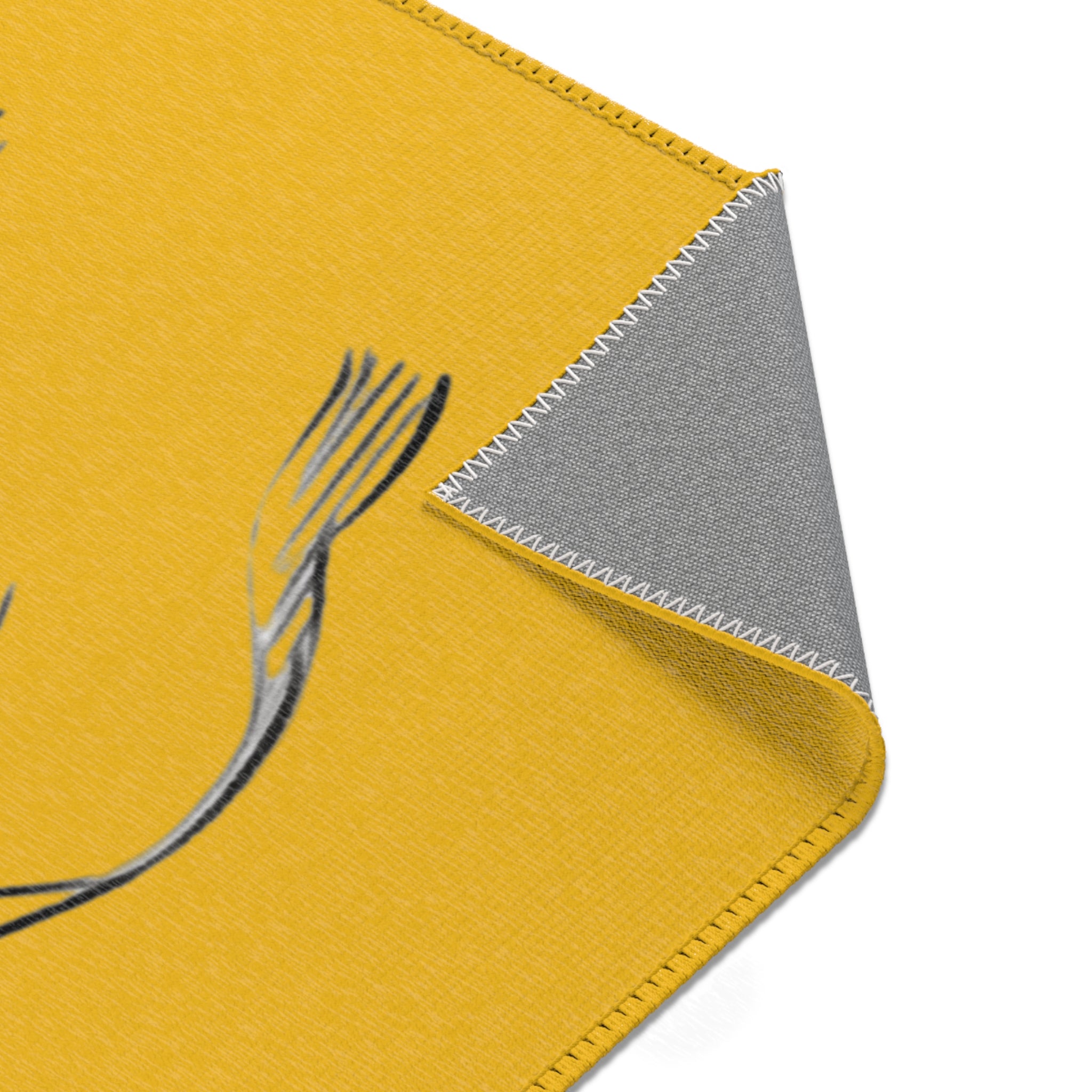 THE HAWK Area Rugs (GOLD)