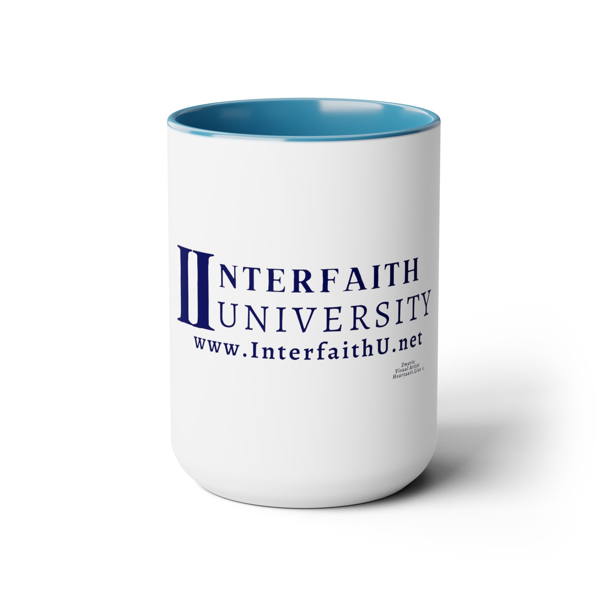 Interfaith University Two-Tone Coffee Mugs, 15oz