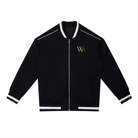 THE GENESIS COLLECTION: THE GARDEN Unisex Contrast Piping Zip Bomber Jacket