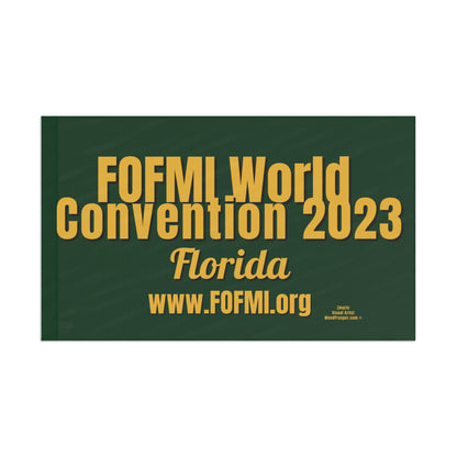 FOFMI WORLD CONVENTION 2023 Green Flag