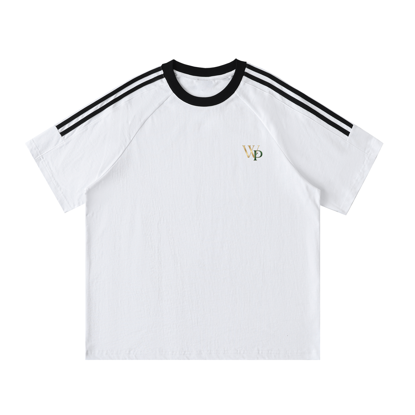 THE GENESIS COLLECTION: GARDEN Unisex Contrast Tape Crewneck Cotton T-Shirt