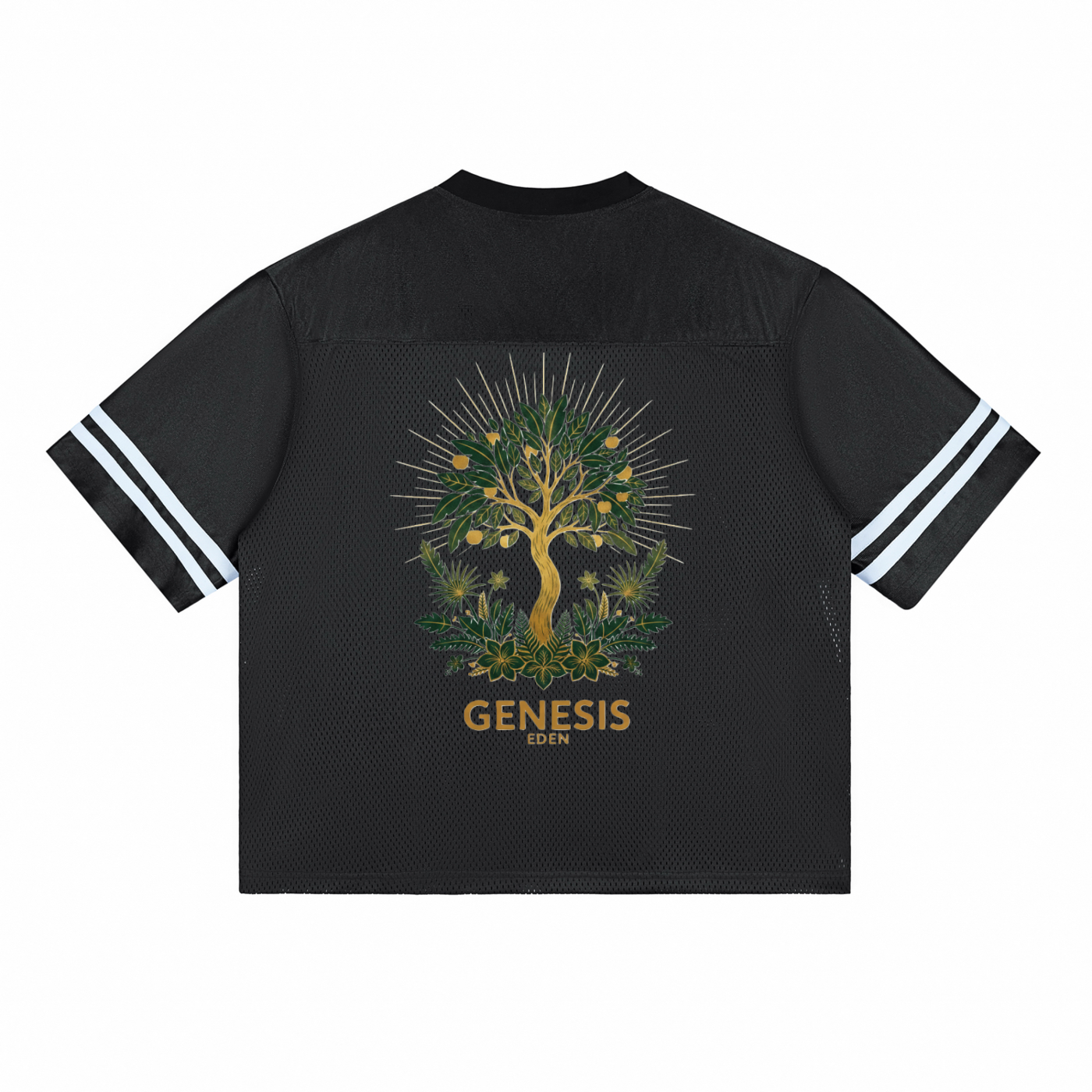 THE GENESIS COLLECTION: GARDEN Unisex Taped Mesh T-Shirt