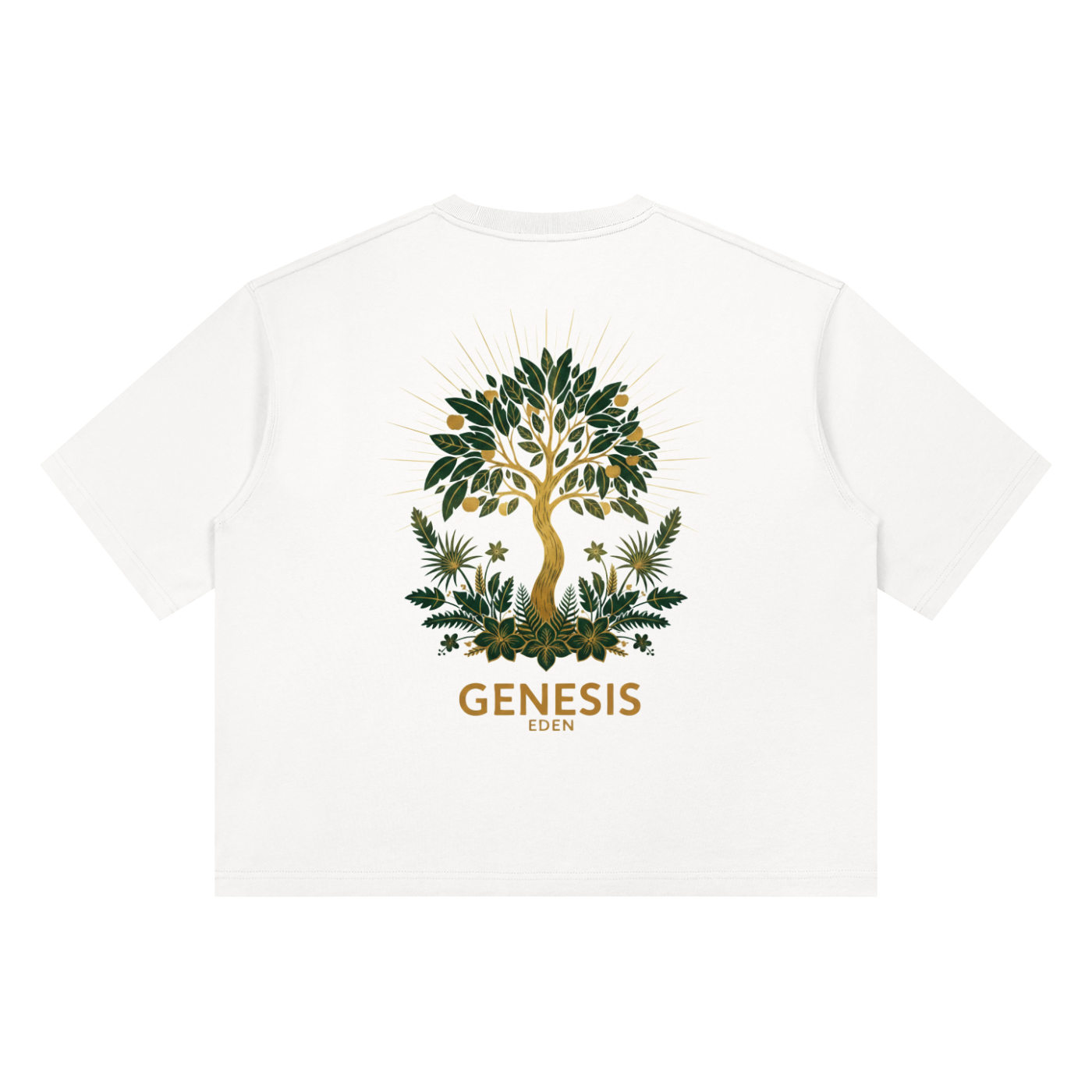 THE GENESIS COLLECTION: GARDEN Unisex Heavyweight Boxy T-Shirt