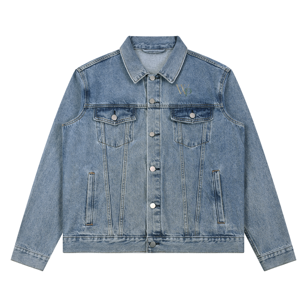 THE GENESIS COLLECTION: THE GARDEN Unisex Vintage Wash Denim Jacket