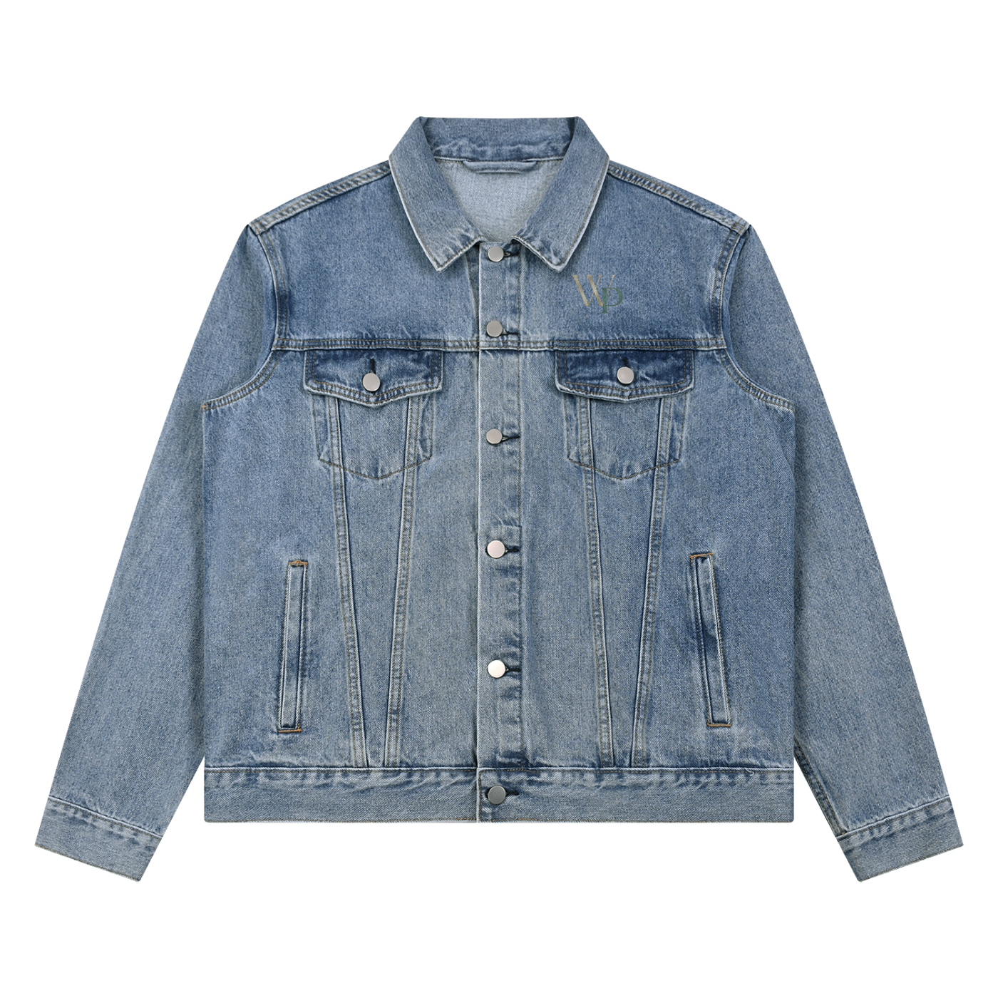 THE GENESIS COLLECTION: THE GARDEN Unisex Vintage Wash Denim Jacket