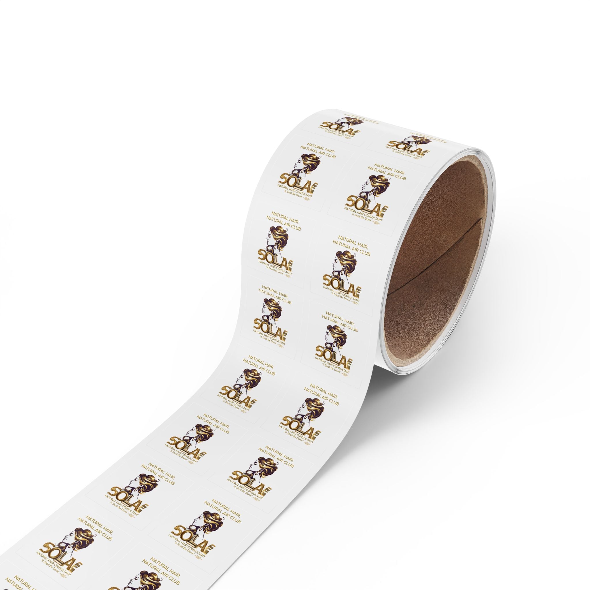 Solae Square Sticker Label Rolls