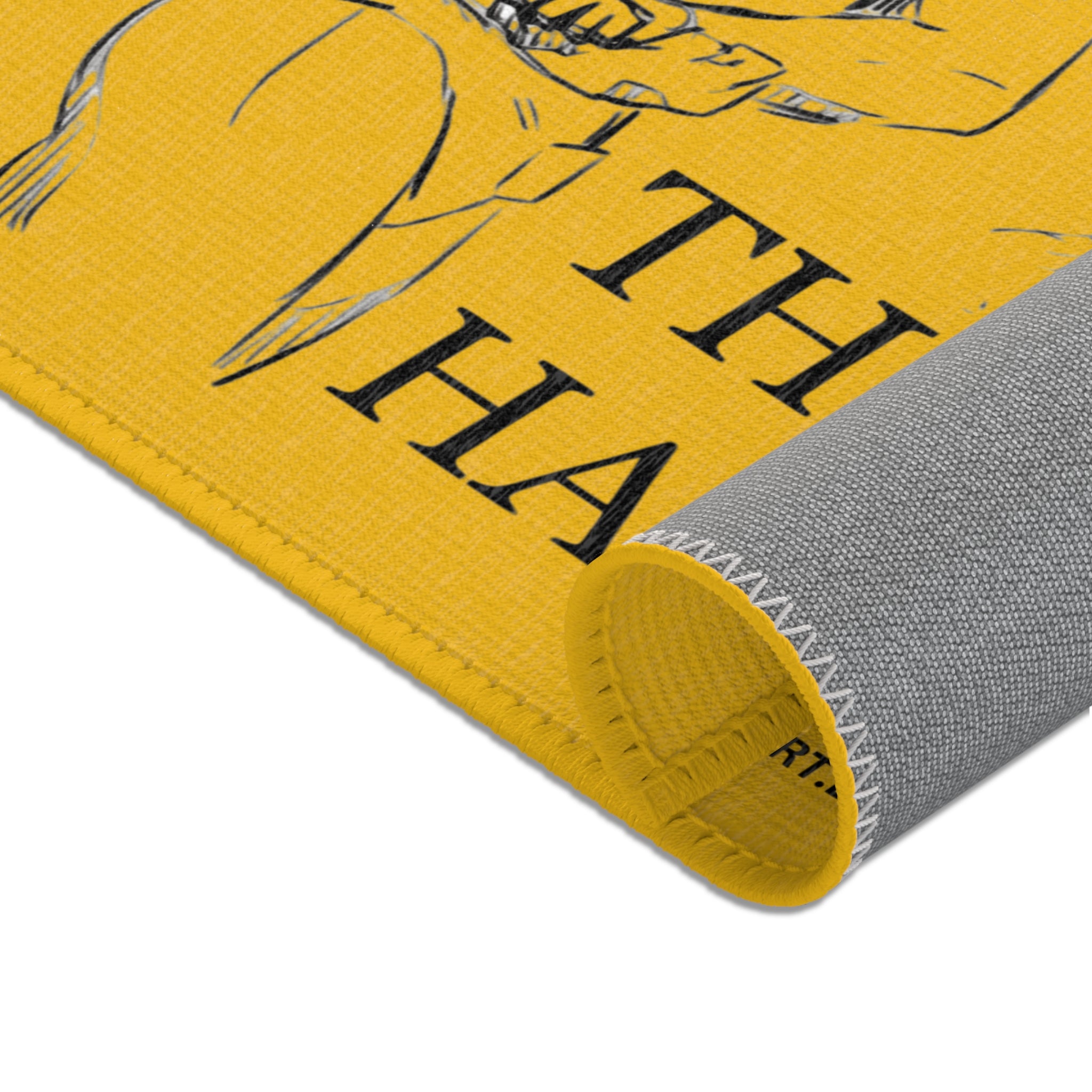 THE HAWK Area Rugs (Gold)