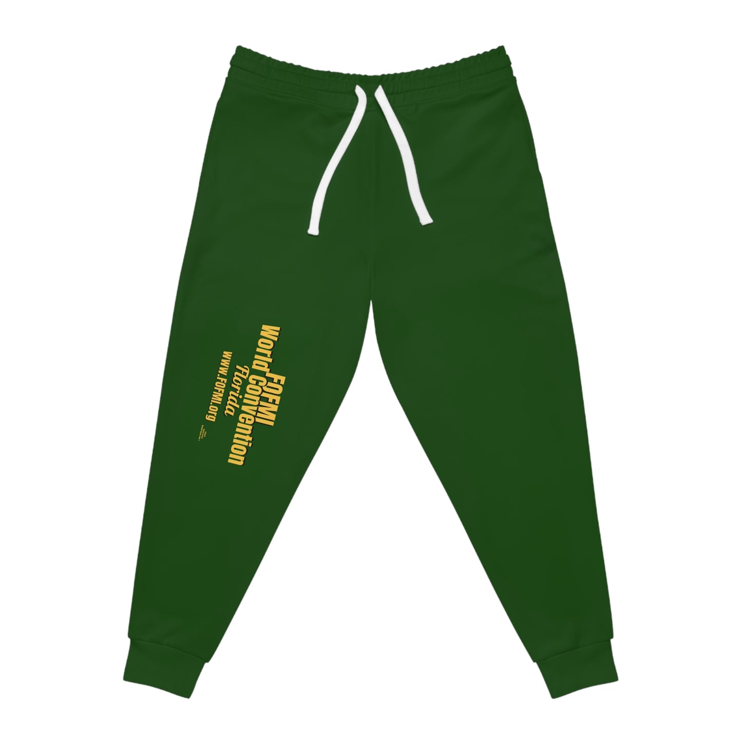 FOFMI WORLD CONVENTION Unisex Athletic Joggers (Green)