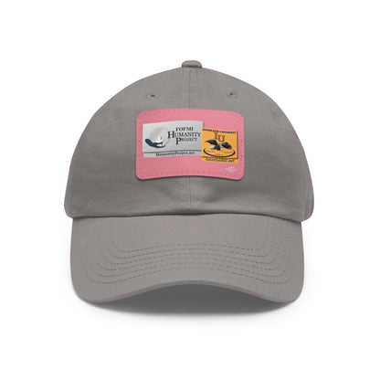 IU/FOFMI Baseball Cap with Leather Patch (Rectangle)