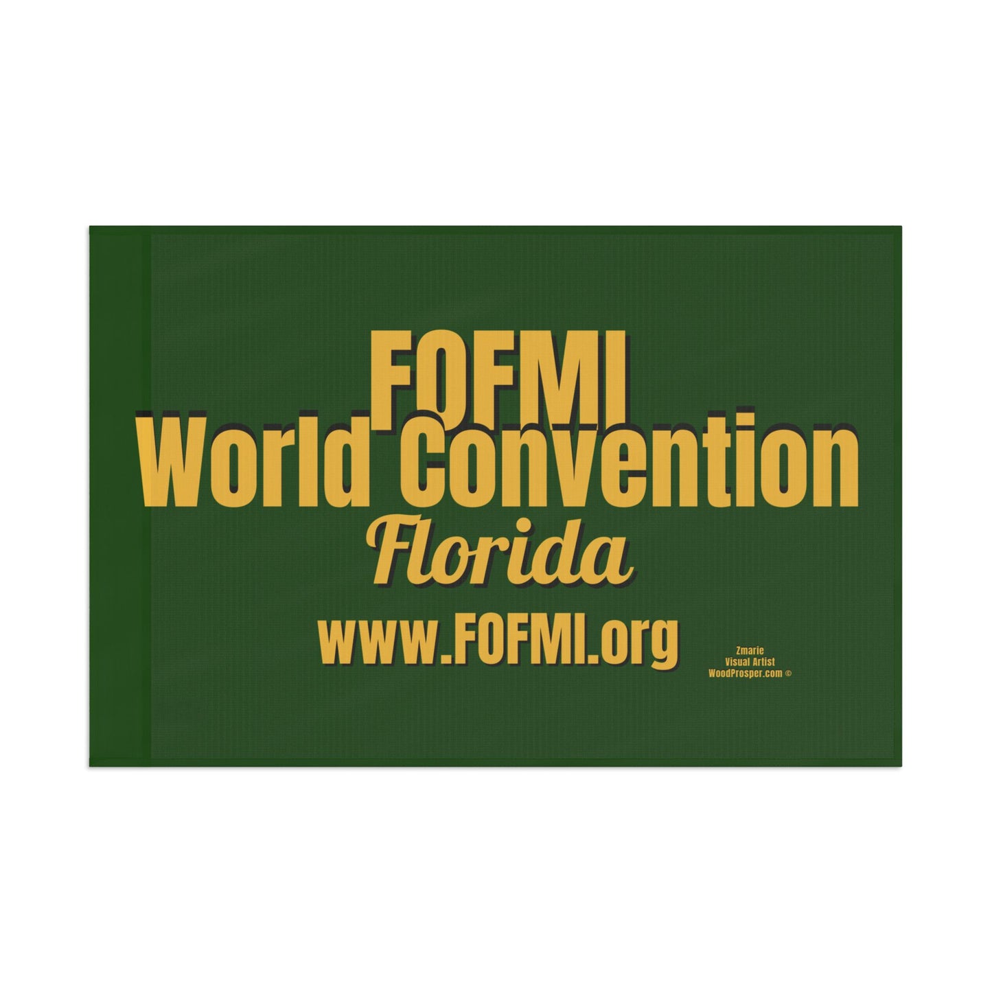 FOFMI WORLD CONVENTION Green Flag